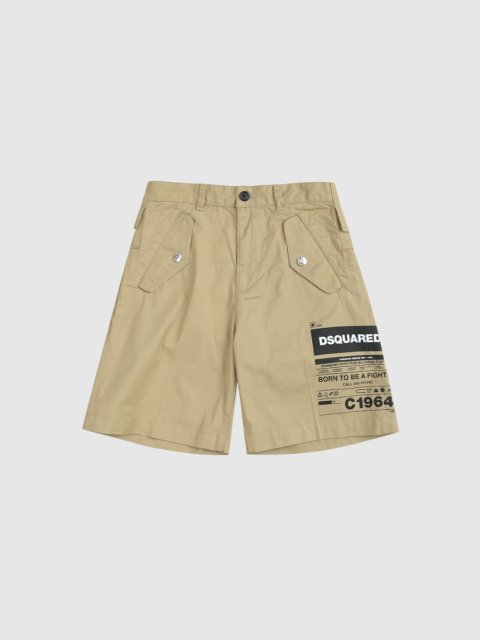 Бежеві шорти DSQUARED KID : фото - Invogue