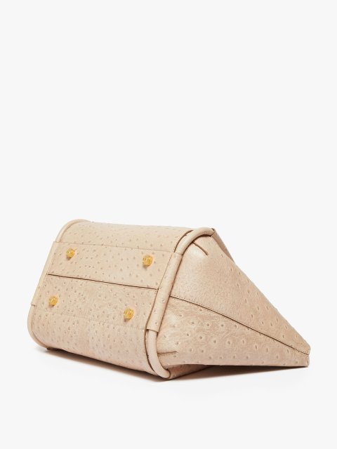 Бежевая сумка MAX MARA: фото 4 - Invogue