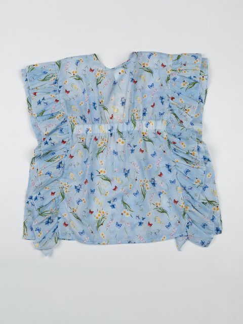 Блакитна туніка MONNALISA : фото 1 - Invogue