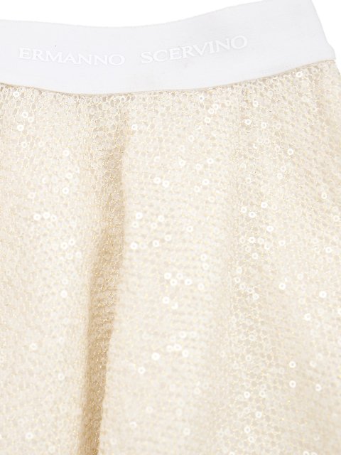 Біла спідниця ERMANNO SCERVINO KIDS : фото 4 - Invogue