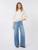 Жовта сорочка у смужку Weekend Max Mara з льону: фото 1 - Invogue