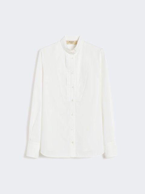 Біла сорочка WEEKEND MAX MARA з вовни: фото - Invogue