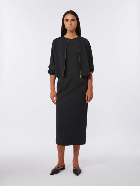Чорний жакет Max Mara з суміші віскози: фото 1 - Invogue