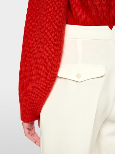 Білі брюки Marc Cain з суміші віскози: фото 5 - Invogue