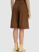 Коричневые шорты OLENICH: фото 4 - Invogue