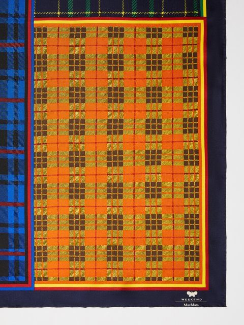 Разноцветный платок Weekend Accessories из шелка: фото 2 - Invogue