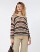 Коричневий светр Weekend Max Mara з льону та бавовни: фото 4 - Invogue