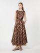 Коричнева сукня Max Mara з шовкового твілу: фото 1 - Invogue