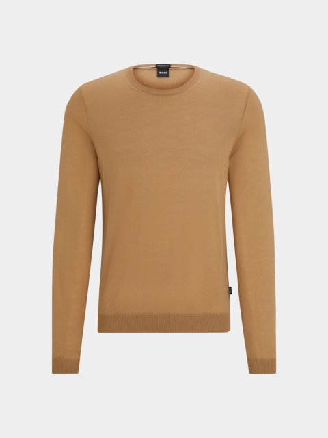Бежевий светр BOSS з вовни: фото - Invogue