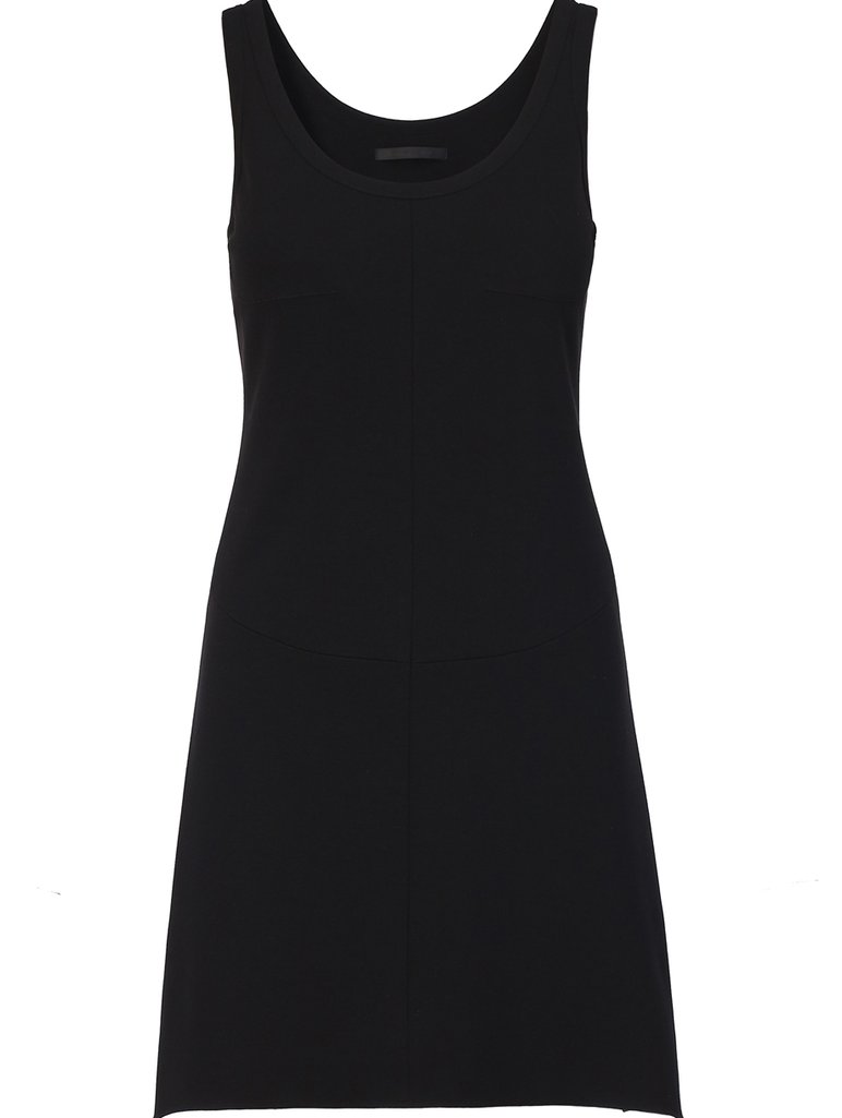 Чёрное платье HELMUT LANG: фото - Invogue