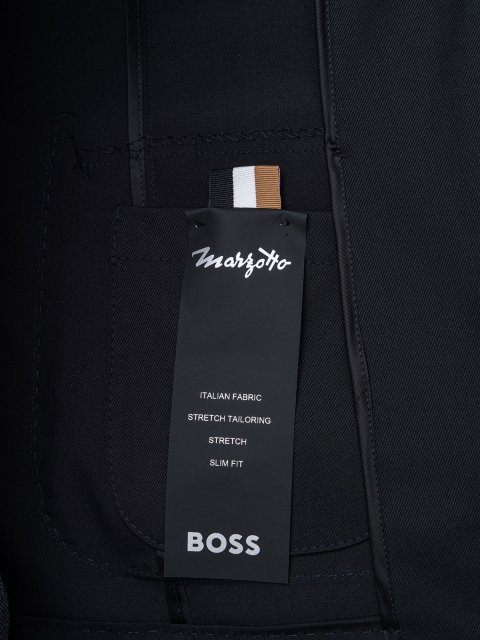 Чорний жакет BOSS : фото 4 - Invogue