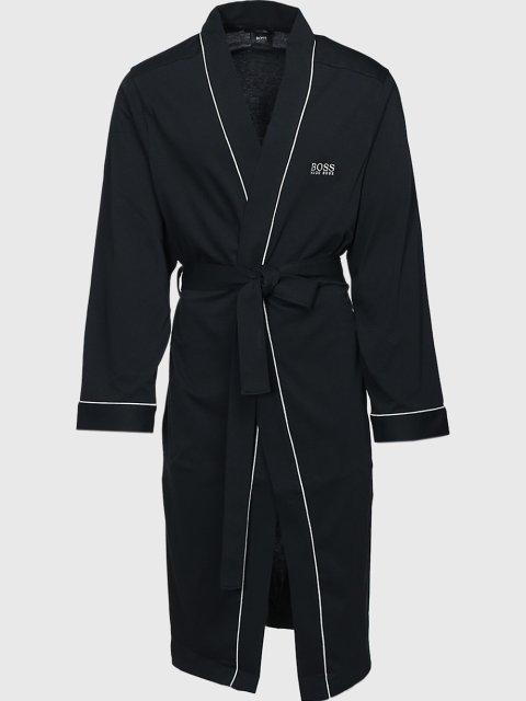 Чёрный халат BOSS: фото - Invogue