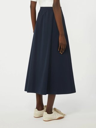 Темно-синяя юбка Weekend Max Mara расклешенного кроя: фото 3 - Invogue