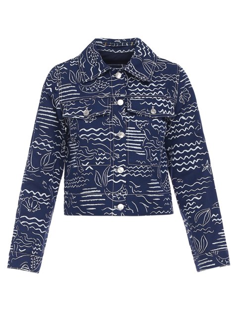 Синя куртка KENZO : фото 2 - Invogue