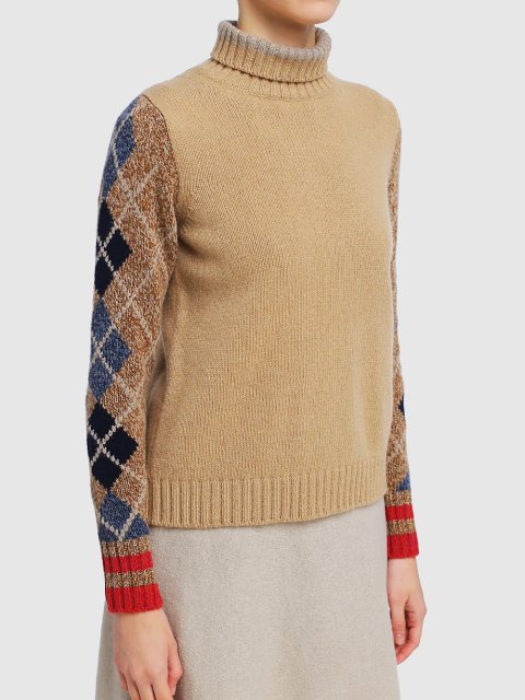 Кремовый свитер WEEKEND MAX MARA: фото 2 - Invogue