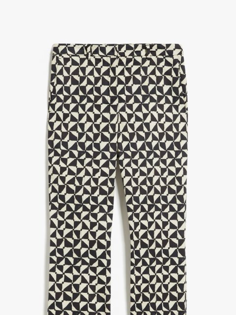 Кремові брюки MAX MARA: фото 3 - Invogue