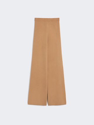 Бежеві брюки MAX MARA з вовни та кашеміру: фото - Invogue