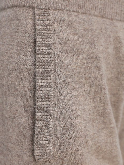Бежевые брюки MAX MARA: фото 5 - Invogue