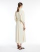 Молочна сукня Weekend Max Mara з чистої бавовни: фото 2 - Invogue