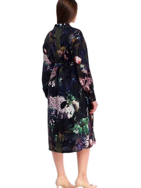 Синее платье MARINA RINALDI: фото 4 - Invogue