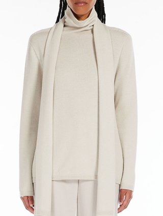 Кремовий светр MAX MARA : фото 1 - Invogue