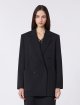 Чорний жакет WEEKEND MAX MARA з суміші вовни: фото 2 - Invogue