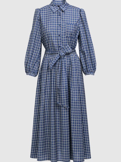 Синее платье WEEKEND MAX MARA: фото - Invogue