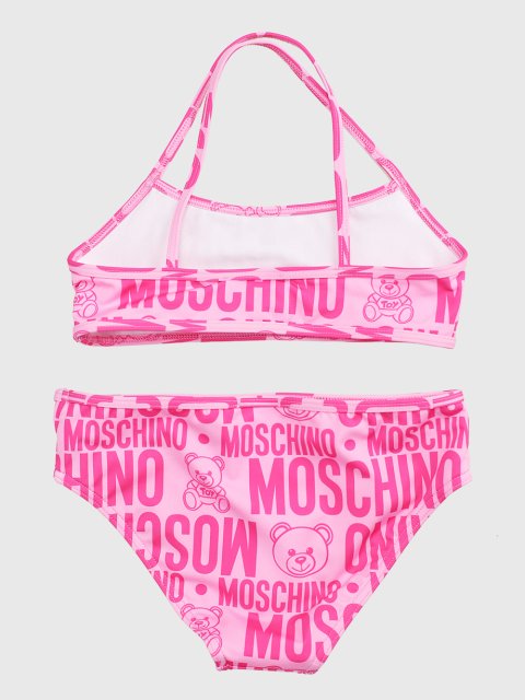 Розовое бикини MOSCHINO KIDS: фото 1 - Invogue