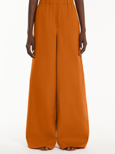 Оранжевые брюки MAX MARA: фото 1 - Invogue