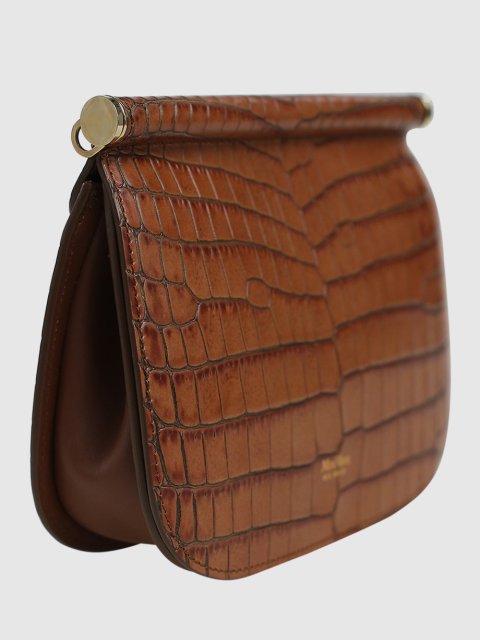 Коричневая сумка MAX MARA: фото 4 - Invogue