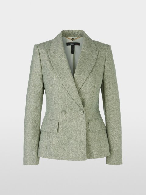 Зеленый жакет Marc Cain с люрексом: фото - Invogue