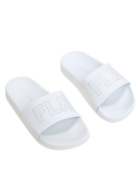 Белые шлепанцы FLORENS: фото 1 - Invogue