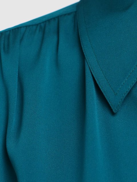 Зелёная блуза MARC CAIN: фото 5 - Invogue