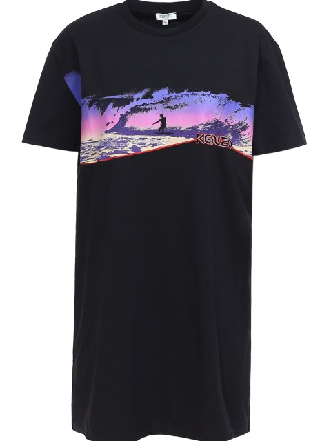 Чёрное платье KENZO: фото - Invogue