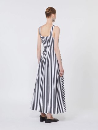 Чорна сукня Sportmax з бавовни: фото 2 - Invogue