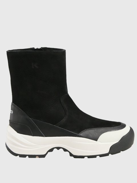 Чёрные сапоги KENZO: фото - Invogue