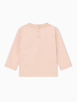 Розовый джемпер Emporio Armani из хлопка: фото 1 - Invogue