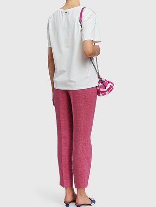 Белая футболка WEEKEND MAX MARA: фото 2 - Invogue