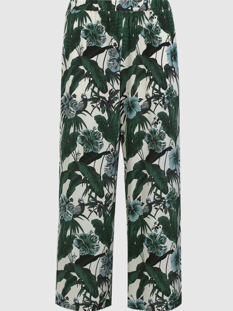 Зелёные брюки WEEKEND MAX MARA: фото - Invogue