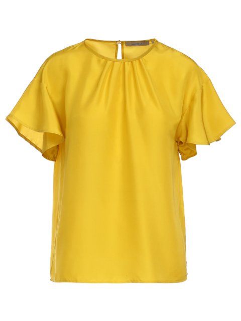 Жёлтая блуза MARELLA: фото - Invogue