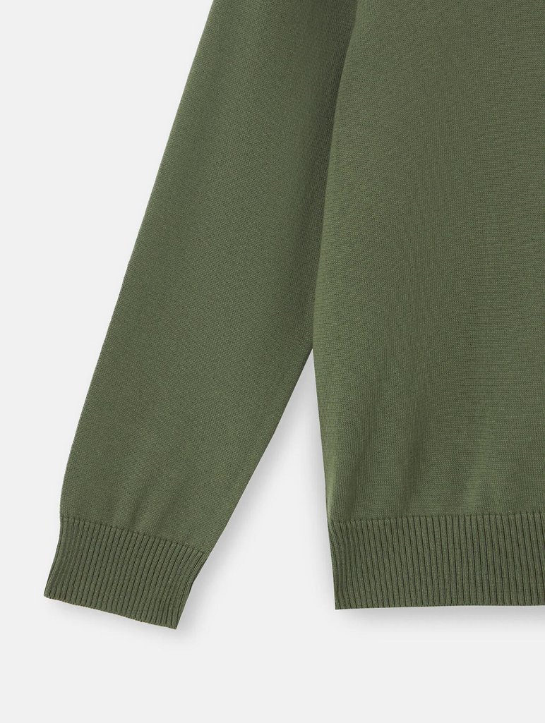 STONE  グリーンニット Зеленый свитшот STONE ISLAND из органического хлопка - купить на