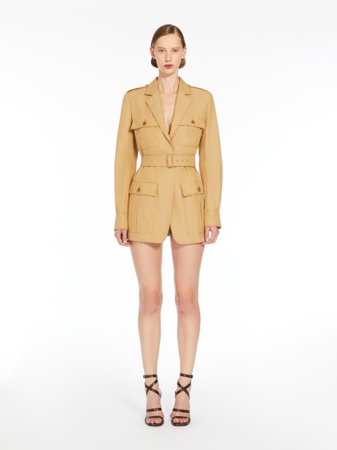 Світло-коричневий жакет Max Mara з поясом: фото 1 - Invogue