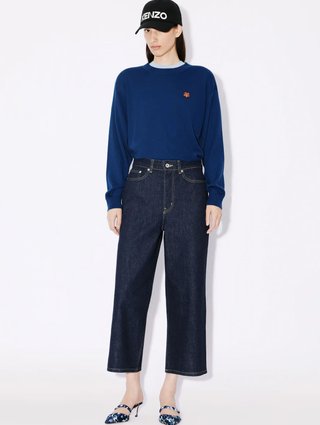 Синий свитер KENZO: фото 4 - Invogue