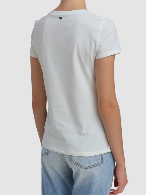 Белая футболка WEEKEND MAX MARA: фото 4 - Invogue