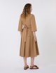 Коричнева сукня-сорочка Weekend Max Mara з бавовни: фото 2 - Invogue