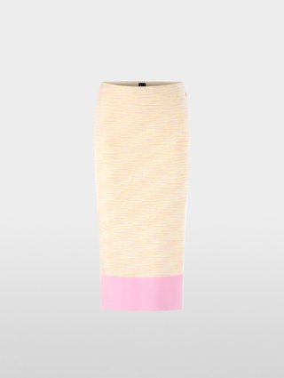 Розовая юбка Marc Cain из вискозы и хлопка: фото - Invogue