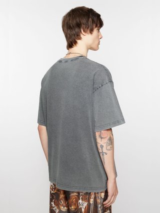 Чорна футболка ACNE STUDIOS : фото 2 - Invogue