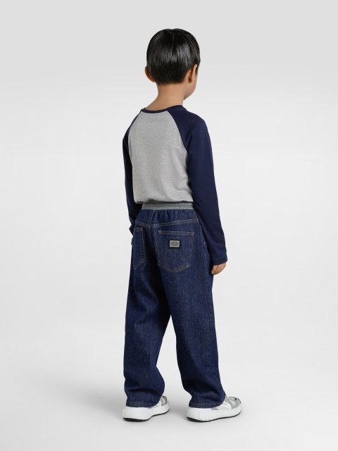 Разноцветный джемпер DOLCE&GABBANA KIDS из хлопка: фото 2 - Invogue