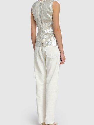 Белые джинсы SPORTMAX: фото 2 - Invogue
