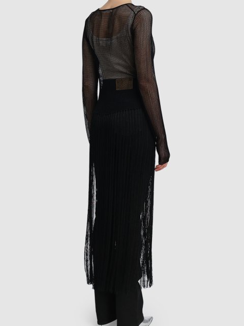 Чёрный топ HELMUT LANG: фото 2 - Invogue